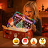 13 16" Led Drawing Board with Light Effects, Rechargeable Glow Doodle LED Note Board with Colors, Neon Light Up Drawing