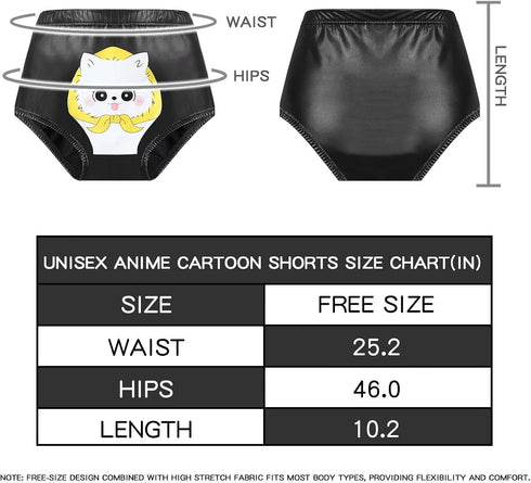 Reusable Printed Diaper Covers for Adults - Elastic Waistband, Cat Design