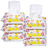 180 Count 7.4 7.2 Inch, HAPPY BUM - Saline Baby Wipes, Unscented, x Moist and Refreshing, Multi-Purpose Use, Ideal