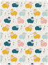 miaozhen 1 Pack 52x28 Cotton Baby Crib Sheets for Boys Girls Soft Breathable Funny Ocean Lambs Muslin Crib Sheets