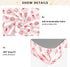 Jynexis 52x28 Cake Ice Cream Pink Print Baby Crib Sheets, Cotton Fitted Crib Sheet, Soft Breathable, Fits Standard