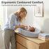 YENING Waterproof Leather Changing Pad - Washable Baby Diaper Mat - Grey