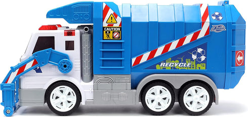 16-Inch Jada Just Trucks Garbage Vehicle - Free-Wheeling Toy for Kids and Adults