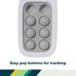 1st 2-Pack, Safety Medicine Reminder, Day & Night Dose Tracker for Baby and Family Care, Grey