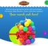 50 2 Kiddey Caterpillar Kids Play Tunnel and Tent with Balls Pc. Crawl Through Baby Ball Pit Pop up for Toddler