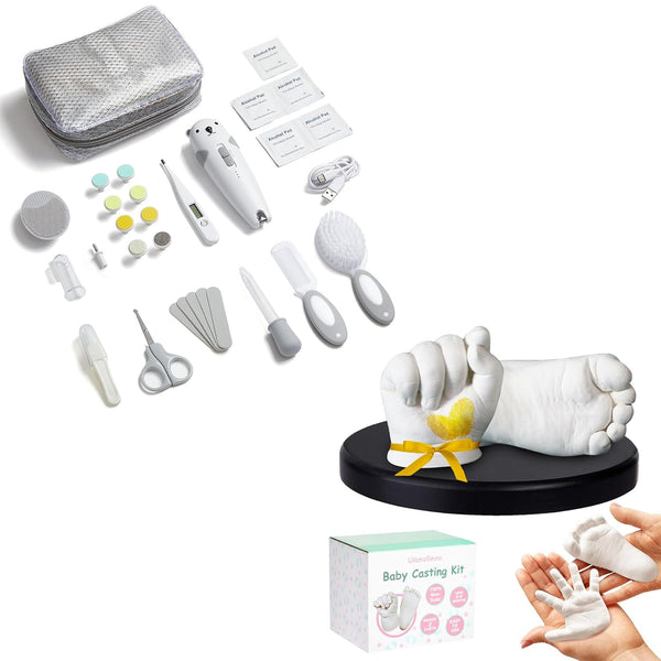 Lilian&Gema Baby Healthcare and Grooming Kit & Baby Casting Kit Hands and