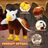 Plush Hippogriff Stuffed Animal - 12 Inch Large Hippogryph Plush Toy, Mixture of Bald Eagle and Horse Mythological