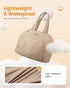 LOVEVOOK Diaper Bag Tote Puffer Baby Diaper Bag, Large Capacity Travel Diaper Tote with Changing Pad, Hospital Gym Bag