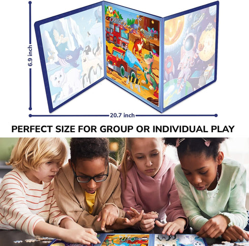QUOKKA Magnet Puzzles for Toddlers 3 Years Old - 24 Pcs Travel Puzzles Games for Kids Ages 3-5