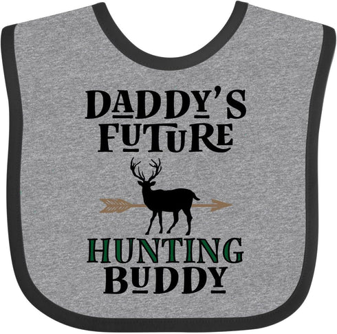inktastic Daddy Future Hunting Buddy Baby Bib
