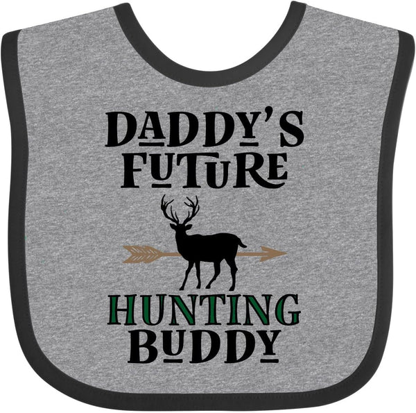 inktastic Daddy Future Hunting Buddy Baby Bib