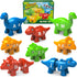 26PCS Dinosaur Alphabet Learning Toys for 18M+, Montessori Educational Toys for 3