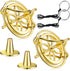 2 Packs Gyroscope Toys, Metal Anti Gravity Gyroscope for Kids, Colorful Precision Top Educational Gifts
