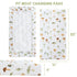 LifeTree Muslin Changing Pad Cover, Mushroom, 16"x32", Soft Boho Sheets for Baby Girls Boys, 70% Viscose, 30% Cotton