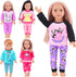 K.T. Fancy 5 Sets Baby Doll Clothes for 14-18 Inch Doll, Baby Doll Accessories for Reborn Doll, Gift for Kids