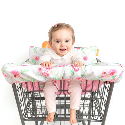 Binxy Baby 2-in-1 Cushy High Chair Cover and Shopping Cart Cover for