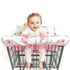 Binxy Baby 2-in-1 Cushy High Chair Cover and Shopping Cart Cover for