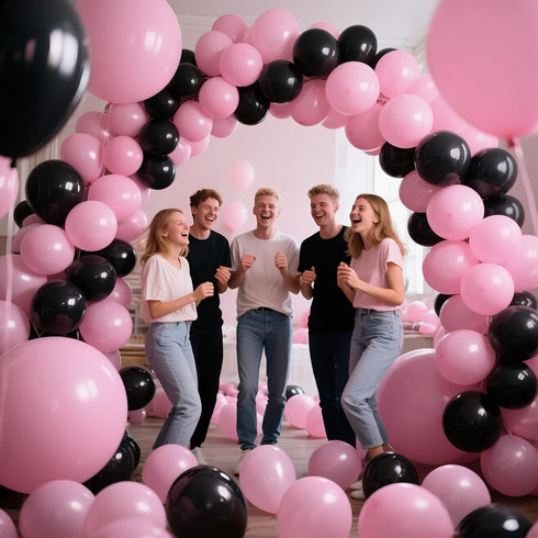 111Pcs 18 12 5 Inch KAWKALSH Light Pink Balloon Arch Kit Latex Party Balloons Garland for Birthday Baby Shower Wedding
