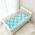 miaozhen 1 Pack 52x28 Cotton Baby Crib Sheets for Boys Girls Comfy Breathable Cute Animal Teal Duck Colorful Playard