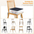 3.8" Booster Seat for Kitchen Chair, Toddler Booster Seats for Dining Table with Ties, PU Dining Chair Pads with Side