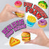 Holydeck 24 Pcs Food Slow Squishy Toys Soft Stress Relief Fidgets Toys for Kids Boys Girls Goodie Bag Christmas