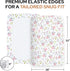 Pickle & Pumpkin 2 Pack 100% Set Premium Organic Crib Sheet | Organic Jersey Cotton Fitted Crib Sheets | Crib Bedding