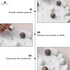 10" Inches Radicaln Marble Tic Tac Toe Board Game White & Oceanic Handmade Strategy Board Games for Coffee Table Decor