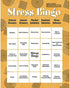 Stress Bingo Game for Adults