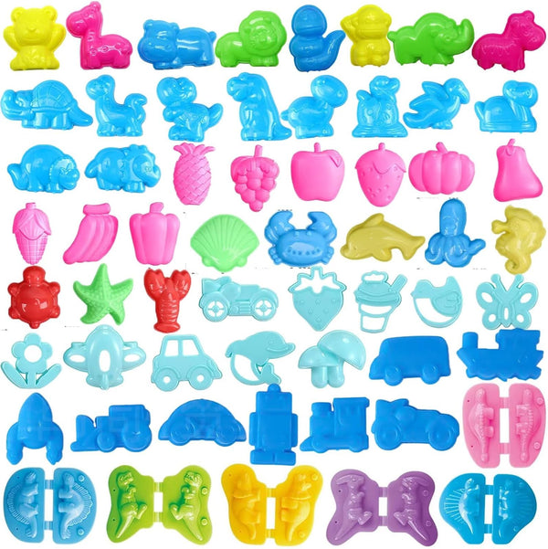Yiklucg Unleash Creativity with 6 Unique Dino Molds and 53 Pcs Play Dough
