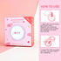 SPF50+ Set 1 1 Peachand Baby Kids Mineral Sun Cushion PA++++, Korean Skin Care, Pink ribbon with Cushion and Refill