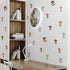 6 QUCHENG Boho Wall Stickers Girls Bedroom Removable Wall Decals Nursery Kids Room Decor Vinyl Murals DIY Cute