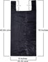 Pack 200 8" 13" 16" of - Black - Large Size - x x - Leak Proof Disposable Plastic Bags For Sanitary Pad, Adult Diaper