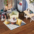 24 8.27 11.69 Inch Flutesan Pcs Miniature Dollhouse Wallpaper and Flooring Peel and Stick Mini DIY Self Adhesive
