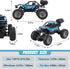 NXD 1:18 4WD 2.4 6 7 8 9 10 11 12, RC Truck, Remote Control Car with Spray & Light, All Terrain Off-Road Monster Truck