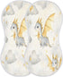YETTASBIN Cute Cartoon Dragon Muslin Baby Burp Cloth, Super Soft Absorbent Cotton Burp Rag Baby Bibs Feeding Cloth