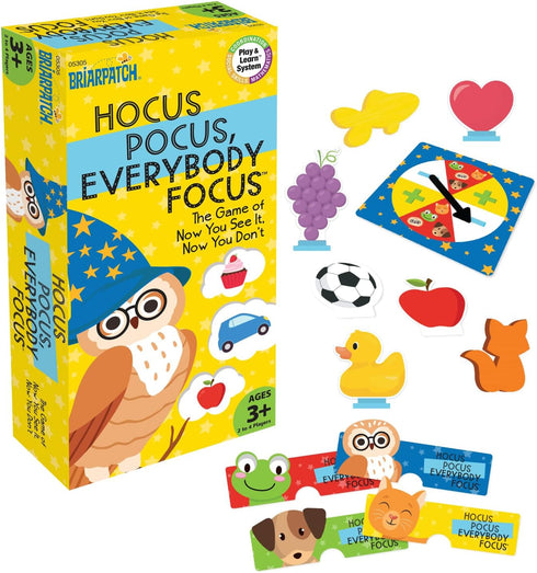 Briarpatch | Hocus Pocus, Everybody Focus - School Readiness Game for Preschool, Travel Friendly Activity for Kids Ages