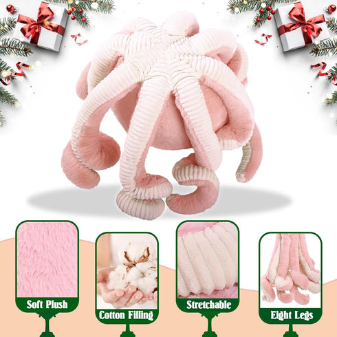 DENTRUN Octopus Stuffed Animals, Giant Plush Doll Play Toys for Kids Adults, 7/16/24/32 Inches, 5 Colors