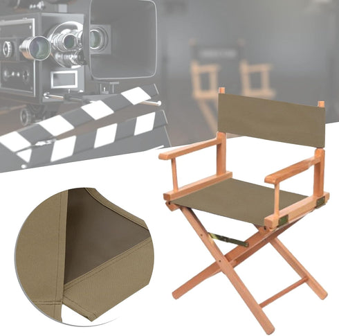Cyrank Director Chair Replacement Canvas, Seat Cover Replacement Foldable Director Chair Seat and Back Oxford Cloth