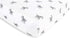 28x52x6 Inch (Pack 1) Amazing Baby Cotton Muslin Fitted Crib Sheet, Zebra, Soft Black