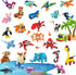 24 Pack Mini Animals Easter Building Block Toy Stocking Stuffers Classroom Prizes