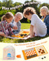 3 1 Set, Coogam Magnetic Travel Chess Board Game, in Tic-Tac-Toe Checkers Indoor Outdoor Activity Travel Toy Gift