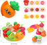 MOONTOY Baby Montessori Stacking Toys, 18pcs Plant Flower Pots & Puzzles Set for 1+ Year Old
