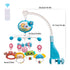 Projection,400 Mini Tudou Crib Mobile with Music and Lights,Baby Mobile for Crib with Hanging Rotating Rattle Toy,Star
