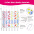 Smlpuame 6 Pack Pacifier Clip for Baby Girls, Stylish Binky Clips Strap, Lightweight Universal Paci Holder (Flower &