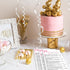 25 A06 Baby Traditions Around The World Shower Game, Ready-to-Play Pink Bow Cards with Answer Key, Fun & Educational