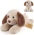 Bobbie & Laxi 24" & 4.5lbs Dog Stuffed Animal, Sitting & Laying