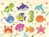 18 11 Wooden Peg Puzzle, Sea Creature Chunky Baby Puzzles, Colorful Wood Shape Puzzle Peg Board, Animal Knob Puzzles