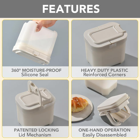 DOOBAANN 500ml) Shockproof Airtight Baby Formula Container with ScoopBaby Formula Dispenser for Travel Outdoor