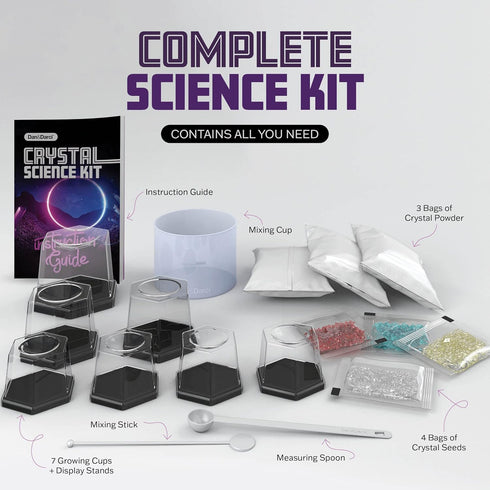 Crystal Growing Kit for Kids, Science Experiments Gifts for Boys & Girls Ages 8-14, Arts & Crafts Kits