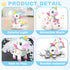 6 12 1+ Tummy ABC/123 1 Musical Unicorn Toys for to Months - Baby Crawling Toy with Light-up for Year Old Girl